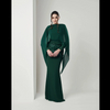 SIPO TIMELESS RAYA 2024 Design french beaded lace Baju Kurung - EMERALD GREEN 