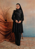 SIPO Eid New Design Malaysia Baju Kurung Flare Kurung with Princess Cut Bubble Sleeves Embroidery with Metallic Thread Muslim Women Dresses Modern Kurung