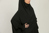 SIPO New Arrival Muslim Women Long Dress 2 Piece Prayer Abaya Set Khimar Skirt Islamic Clothing Prayer Dress
