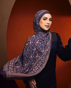 SIPO Manufacturer Wholesale Bawal Printed Cotton Voile Hijab Muslim Women Scarf Malaysia Premium Cotton Voile Headscraf for Woman