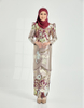 Embroidery Baju Kurung Moden Flower Lace