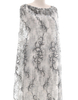 Embroidery Lace PEARL BEADED LACE IN DARK GREY