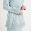 Kurung Modern Flower Border Lace 