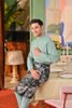 SIPO Luxury Malaysia Men Sets Heritage-inspired Men's Baju Melayu With Metal Ring Buttons
