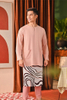 SIPO 2024 Modern Fesyen Malaysia Men's Kurta with Key-Hole Neckline and Button Loop Detail