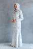 SIPO Wholesale Baju Kurung And Malay Clothes Premium Cotton with Body Lace Women Muslim Dress 