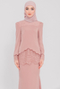 SIPO Wholesale Embroidery High Quality Elegant Malaysia Modern Baju Kurung Premium Texture Twill Islamic Women Dress