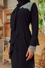 SIPO Custom Fish-Tail Kurung Moden with Back Zip Shirt Stretchable Waist Skirt And Elegant Satin Pleats