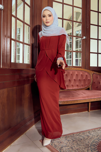 SIPO 2024 Design Hot Selling Baju Kurung Wholesale in VietnamTraditional Muslim Clothing Women's Abaya and Baju Kurung Dress