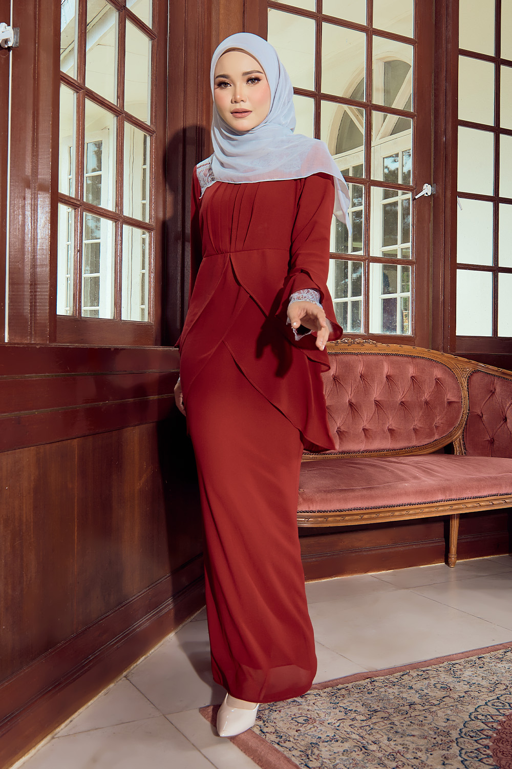 SIPO 2024 Design Hot Selling Baju Kurung Wholesale in VietnamTraditional Muslim Clothing Women's Abaya and Baju Kurung Dress