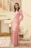 SIPO 2024 New Arrival Malaysia Baju Kurung Moden Puff Seleevs with Full Polyester Embroidery Lace for Muslim Women