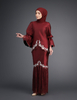 SIPO Wholesale Embroidery Mini Kurung High Quality Elegant Malaysia Baju Kurung Women Muslim Dresses