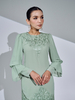 SIPO High Quality OEM ODM Muslim Embroidery Lace Sleeve Malaysia Baju Kurung Modern for Women 