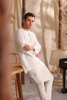 SIPO Wholesale Supplier of Men's Keyhole Kurta with Button Accents 