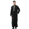 Middle East Full Length Modest Botton Line Man Thobe Stand Collar