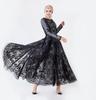 Two-Piece Double-Decker Cutting Pleated Mesh Tulle Elastic Waist Islamic Clothing Abaya