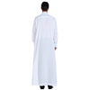 Middle East Pure Color Modest Full Length Stand Collar Man Thobe