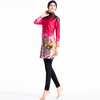 SIPO New Design Malaysia Printed Flower Muslim Swimwear Qatar Islamic Clothing Beachwear FREE SHIPPING Two Pieces Suit Online
