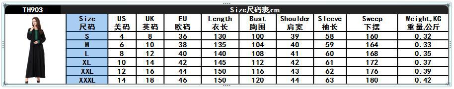 Arabian Dubai Comfortable Round Neck Applique Muslim Islamic Women Abaya Dresses Clothing (2)