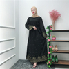Fashion Luxury Muslim Dresses Elegant Turkey Middle East Kaftan Abaya Islamic Clothing