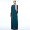 Ramadan New Modest Turkish Muslim Maxi Dress Chiffon Bow Sleeve Sleeve Abaya