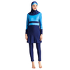 Muslim Swimsuit Five-piece Slim Conservative Swimwear Highly Elastic Stitching Beachwear