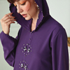 Ethnic Morocco Beading Hooded Muslim Islamic Abaya Gown Maxi Dress