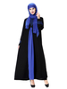 FREE SHIPPING Comfortable High Neck Breathable Embroidered Solid Long Sleeve Muslim Islamic Women Abaya Dresses Clothing