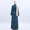 New Fashion Loose Muslim Sequin Cardigan Kimono Turkish Modest Clothing