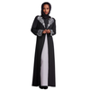 Turkish Modest Round Neck Long Sleeve Robes Muslim Islamic Women Abaya Dress Clothing 