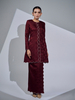 SIPO 2024 New Design Women Fashion Muslim Long Embroidery Sleeves Muslim Dresses Malaysia Baju Kurung