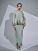 SIPO 2024 Eid Custom Muslim Mini Baju Kurung Wholesale in Vietnam Premium Moroccan Crepe Abaya Muslim Women Dress