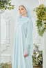 SIPO Luxury Korean Nidha Abaya with Exclusive Lace and Stone Embellishments and Matching Shawl