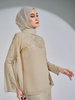 SIPO New Fashion Modern Baju Kurung 2024 Malaysia Baju Islamic Cloth Premium Chiffon with Italian Crepe Muslim Women Dress 