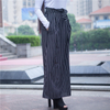 Modern Modest Fashion Stripe New Muslim Lady Latest Design Sheath Dress Skirt