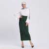 New Muslim Lady Plus Size Modest Fashion Stripe Latest Design Sheath Dress Skirt