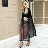 Sequins Embroidery Robe Printed Loose Islamic Modest Muslim Women Maxi Dresses Abaya