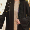 Black New Design Arabic Modest Fashion Loose Casual Islamic Dress Robe Muslim Maxi Dresses Abaya