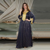  Dubai Open Vêtements Islamic Clothing Borka Maxi Muslim Dress Print Modest Women Embroidery Cotton Kimono Abaya