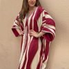  Modest Fabric Print Embroidery Vêtements Muslim Dress Dubai Islamic Clothing Women Borka Kimono Abaya