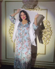  Abaya Maxi Modest Latest Designs Cotton Print Vêtements Dubai Embroidery Muslim Dress Women Borka Islamic Clothing Kimono Abaya