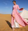 Modest Fashion Muslim Chiffon Long Sleeve Plus Size Robe Loose Islamic Maxi Dresses Abaya
