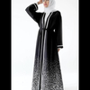 Dubai Printed Muslim Robe Ramadan Kimono Modest Fashion Loose Islamic Maxi Dresses Open Abaya