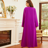 Long Sleeve Handmade Plus Size Robe Loose Islamic Party Modest Muslim Women Maxi Dresses Abaya