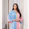  Muslim Dress Kimono Fabric Fashion Modest Embroidery Kaftan Islamic Clothing Wholesale Open Borka Dubai Abaya
