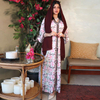  Modest Muslim Dress Embroidery Open Dubai Kaftan Islamic Clothing Borka Fabric Kimono Wholesale Fashion Abaya