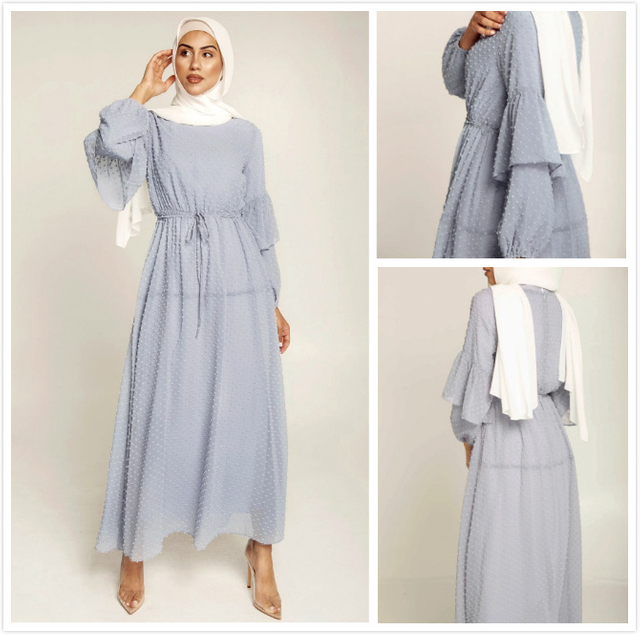  Modest Fashion Muslim Dress Kaftan Islamic Clothing Fabric Kimono Wholesale Embroidery Borka Open Dubai Abaya