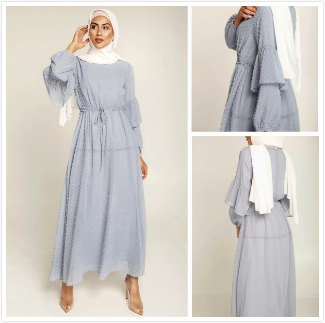  Modest Fashion Muslim Dress Kaftan Islamic Clothing Fabric Kimono Wholesale Embroidery Borka Open Dubai Abaya