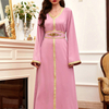 Middle East Islamic Muslim Dubai Modest Fashion Temperament Robe Maxi Dresses Loose Abaya