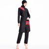 Conservative Swimsuit Suit Female Sportswear Large Size Loose Zipper Split Stitching Cross-border Foreign Trade